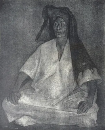 Litografia Zuniga - Mujer de Oaxaca